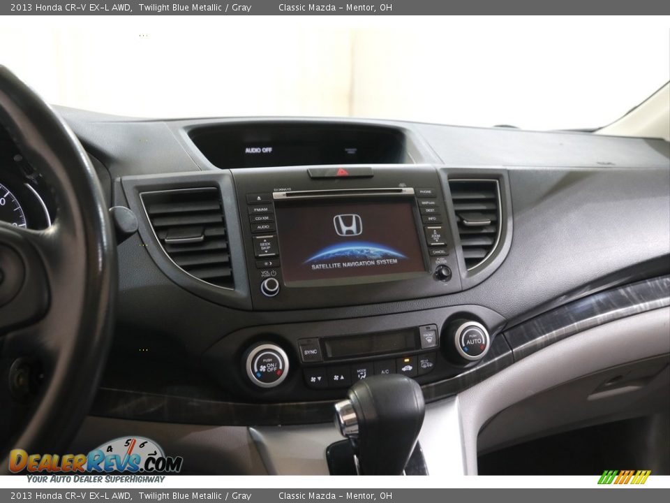 2013 Honda CR-V EX-L AWD Twilight Blue Metallic / Gray Photo #9