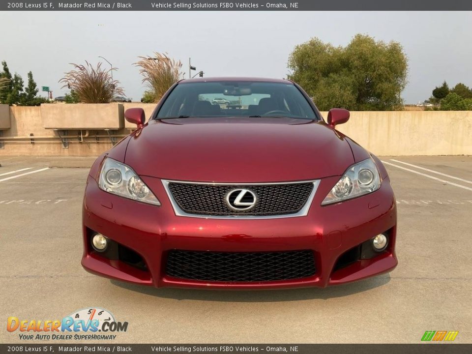 2008 Lexus IS F Matador Red Mica / Black Photo #6