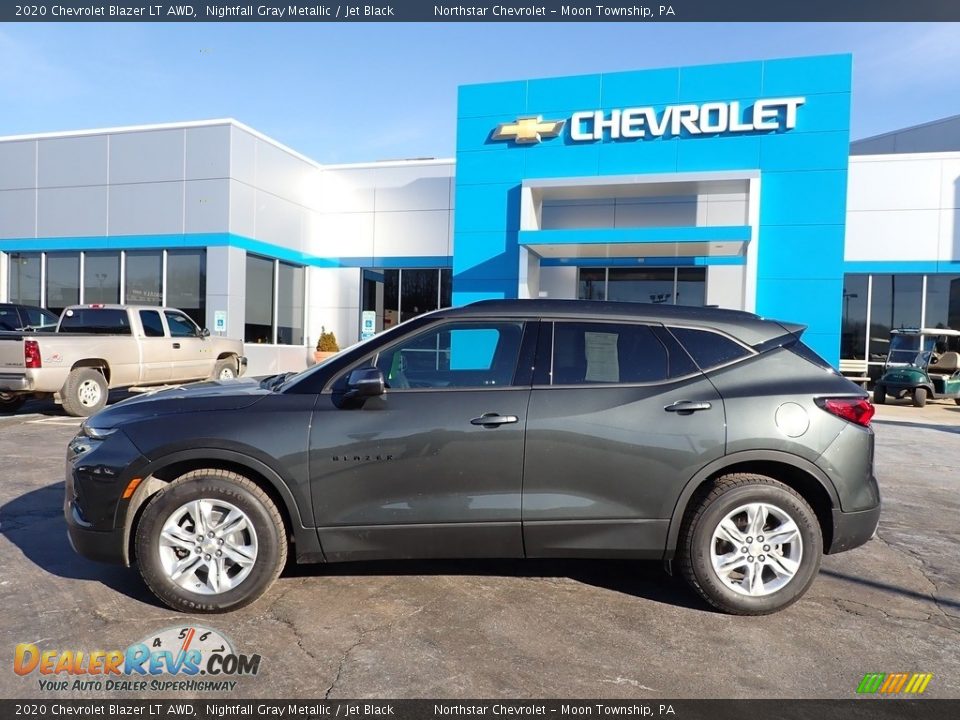 2020 Chevrolet Blazer LT AWD Nightfall Gray Metallic / Jet Black Photo #3