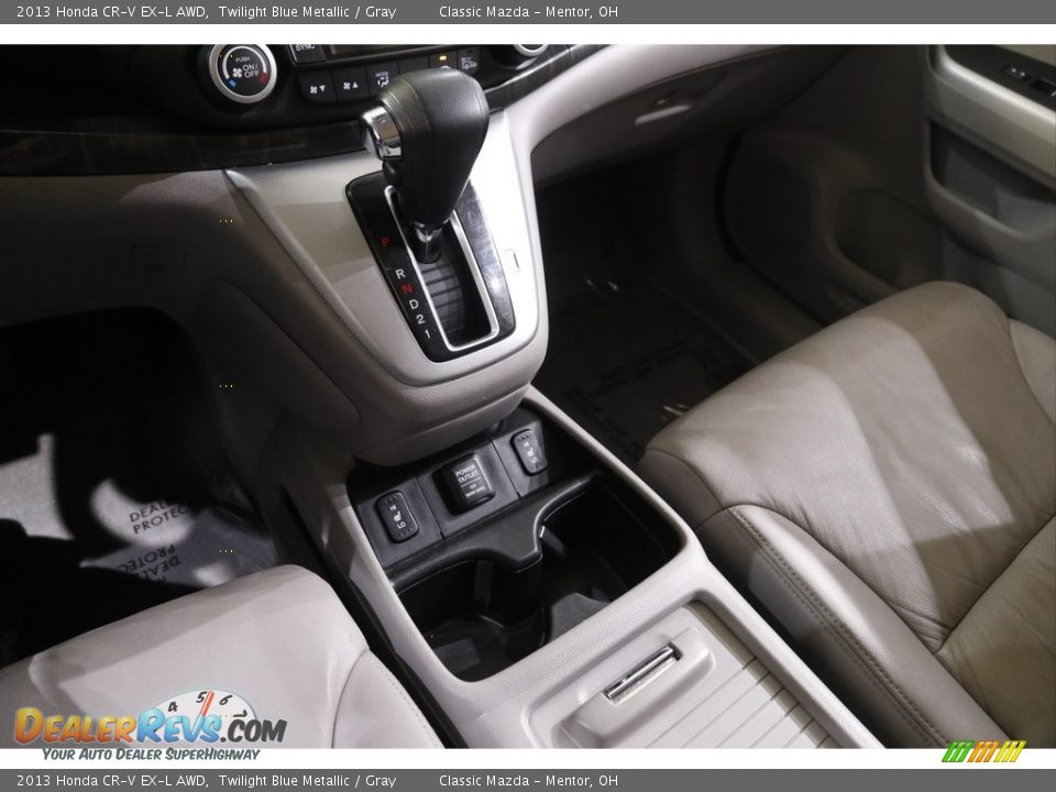 2013 Honda CR-V EX-L AWD Twilight Blue Metallic / Gray Photo #16