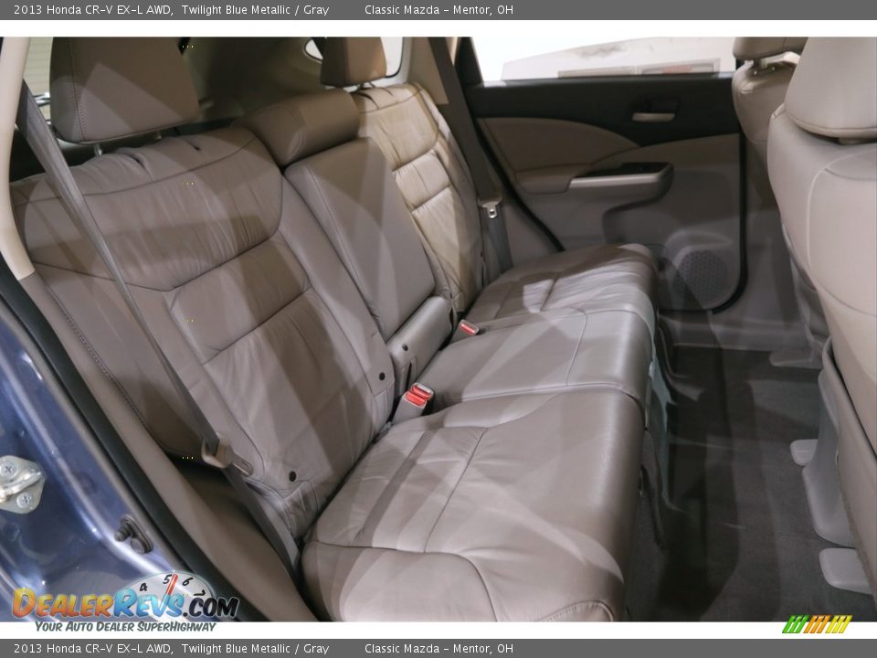 2013 Honda CR-V EX-L AWD Twilight Blue Metallic / Gray Photo #19