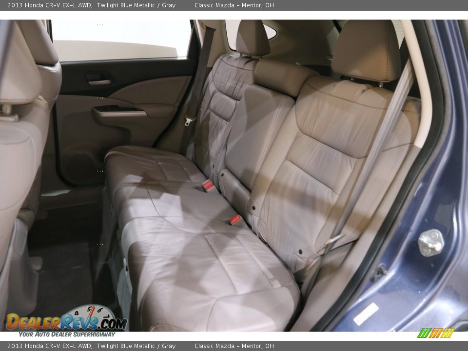 2013 Honda CR-V EX-L AWD Twilight Blue Metallic / Gray Photo #20