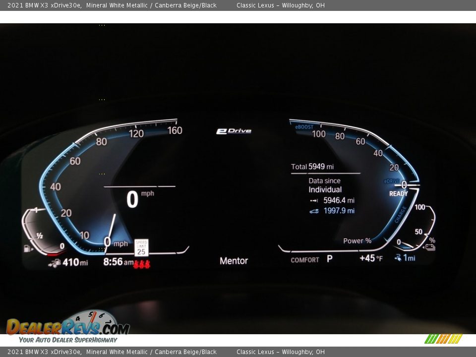 2021 BMW X3 xDrive30e Gauges Photo #9