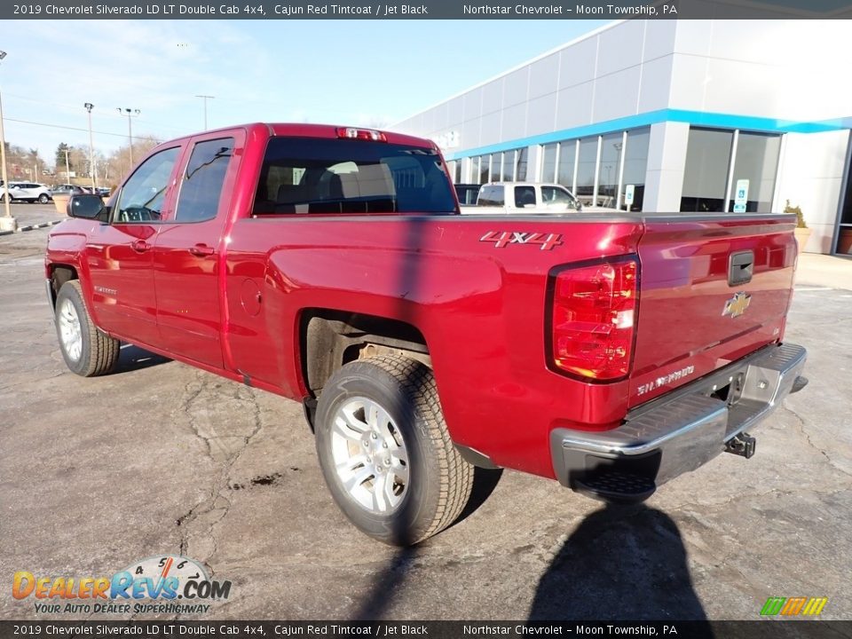 2019 Chevrolet Silverado LD LT Double Cab 4x4 Cajun Red Tintcoat / Jet Black Photo #4