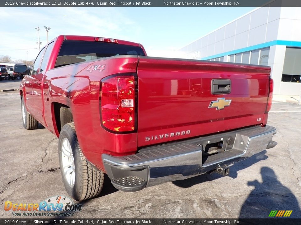 2019 Chevrolet Silverado LD LT Double Cab 4x4 Cajun Red Tintcoat / Jet Black Photo #5