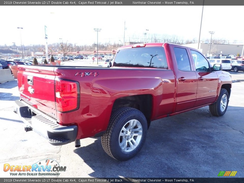 2019 Chevrolet Silverado LD LT Double Cab 4x4 Cajun Red Tintcoat / Jet Black Photo #8