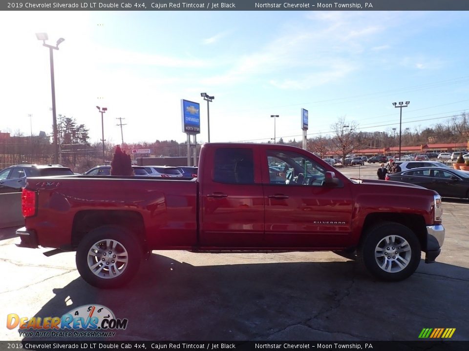 2019 Chevrolet Silverado LD LT Double Cab 4x4 Cajun Red Tintcoat / Jet Black Photo #9