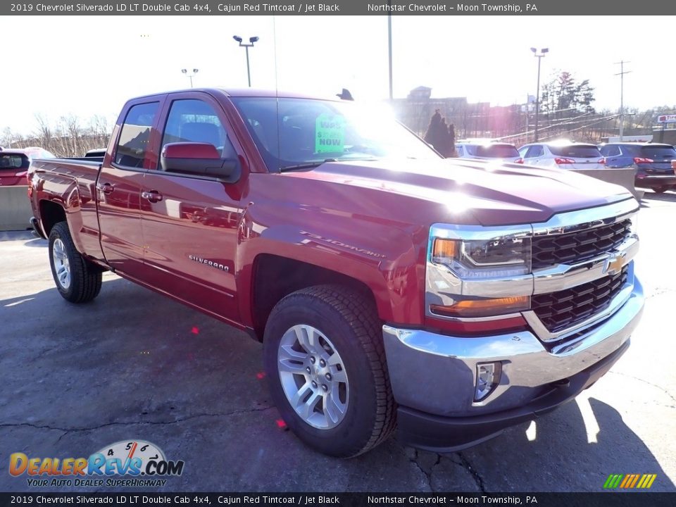 2019 Chevrolet Silverado LD LT Double Cab 4x4 Cajun Red Tintcoat / Jet Black Photo #10