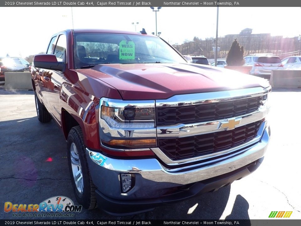 2019 Chevrolet Silverado LD LT Double Cab 4x4 Cajun Red Tintcoat / Jet Black Photo #11