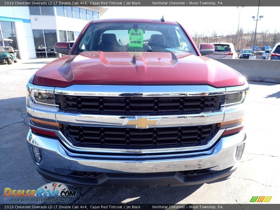 2019 Chevrolet Silverado LD LT Double Cab 4x4 Cajun Red Tintcoat / Jet Black Photo #12