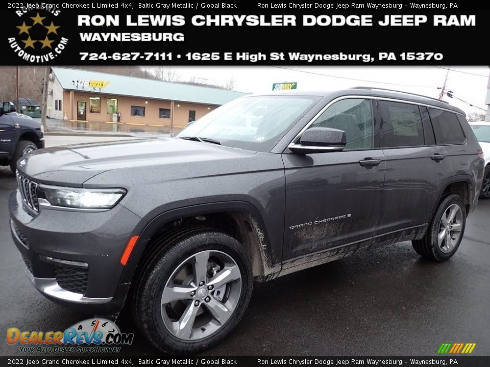 2022 Jeep Grand Cherokee L Limited 4x4 Baltic Gray Metallic / Global Black Photo #1