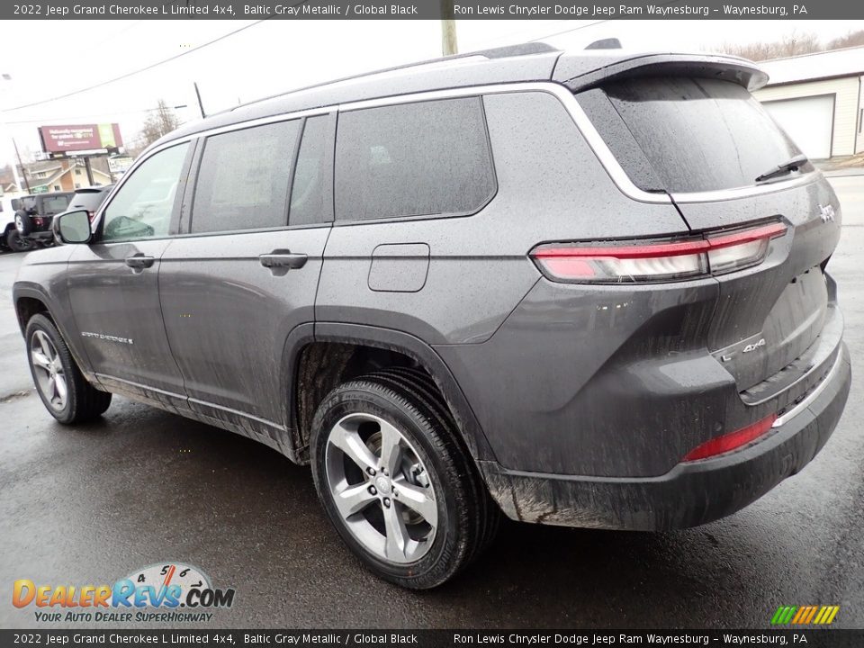 2022 Jeep Grand Cherokee L Limited 4x4 Baltic Gray Metallic / Global Black Photo #3