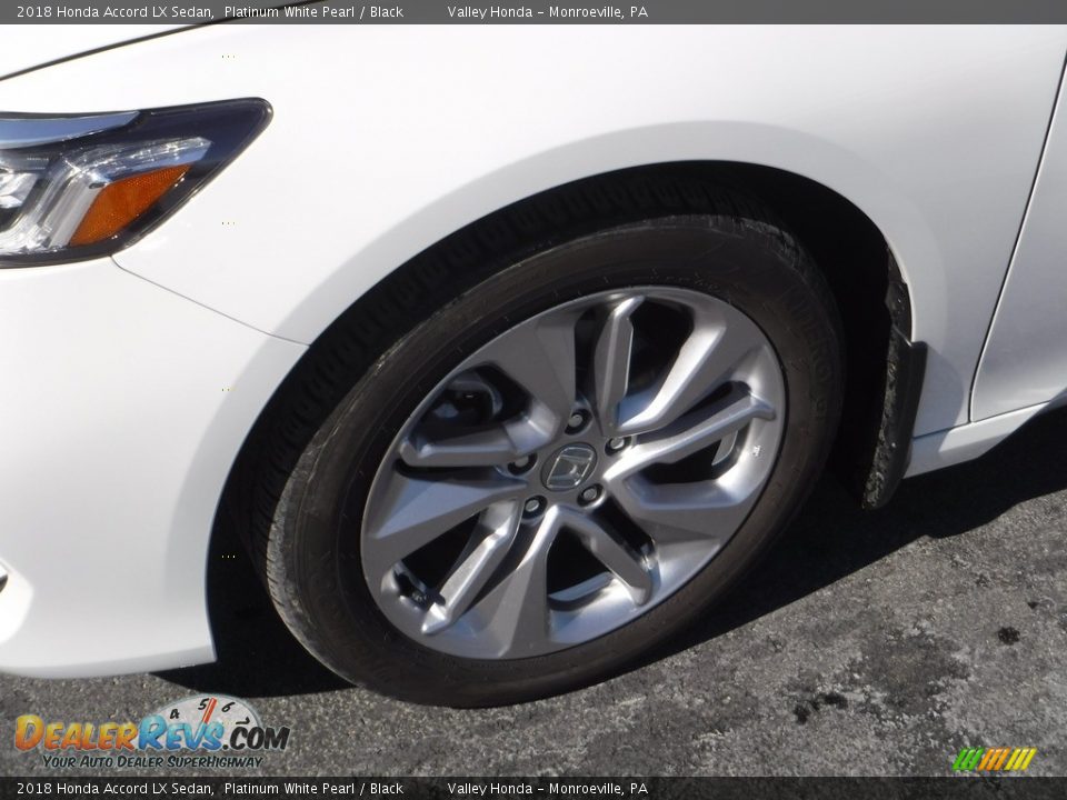 2018 Honda Accord LX Sedan Platinum White Pearl / Black Photo #3