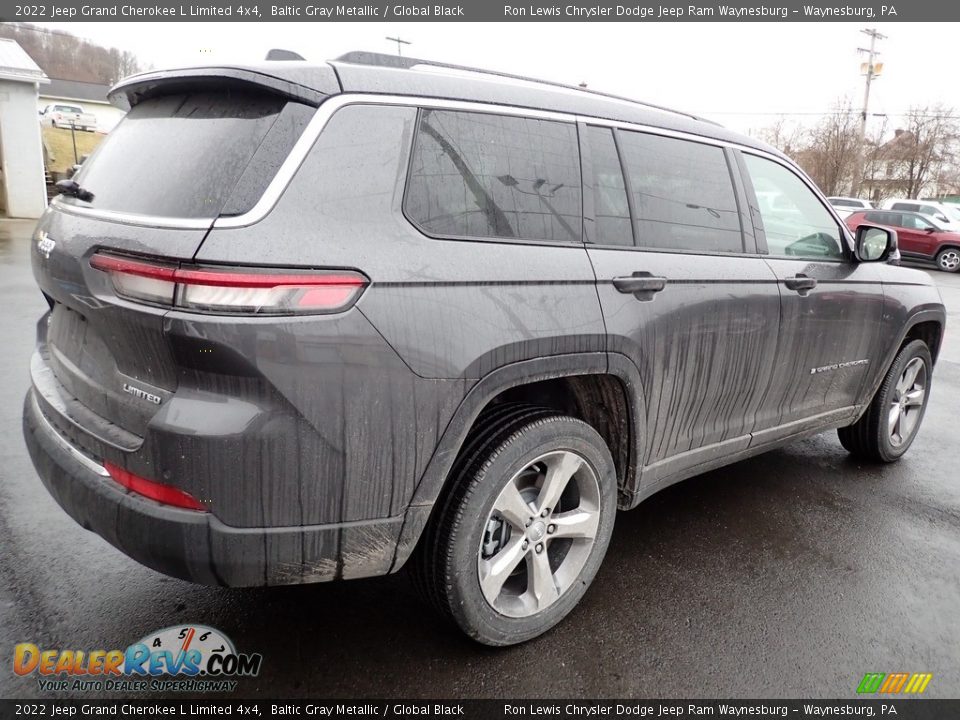 2022 Jeep Grand Cherokee L Limited 4x4 Baltic Gray Metallic / Global Black Photo #6