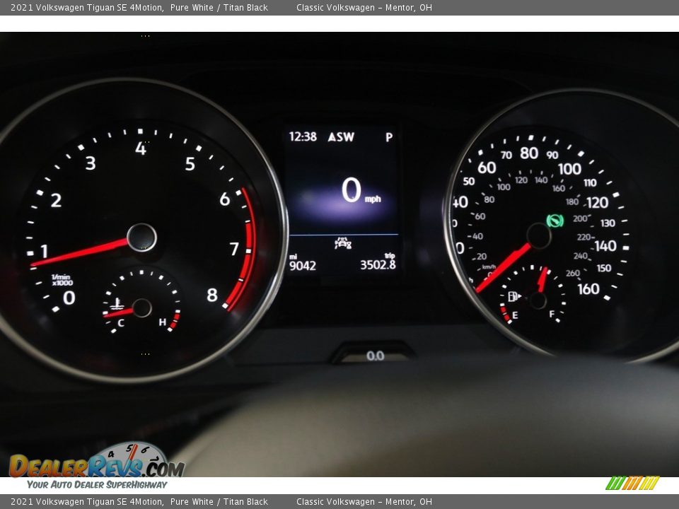 2021 Volkswagen Tiguan SE 4Motion Pure White / Titan Black Photo #8