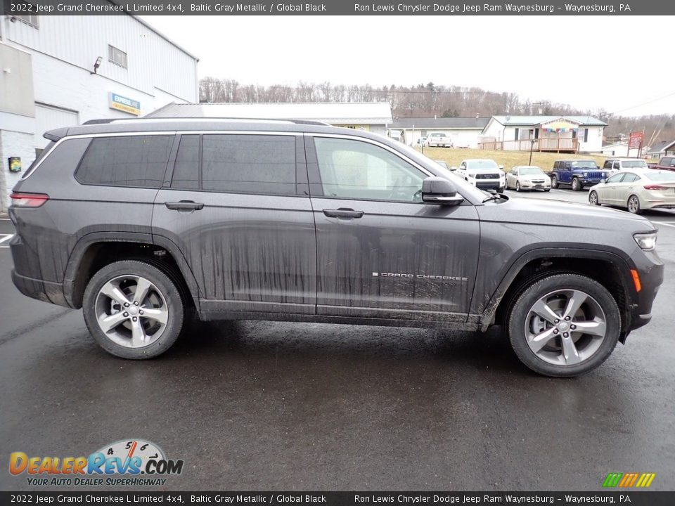 2022 Jeep Grand Cherokee L Limited 4x4 Baltic Gray Metallic / Global Black Photo #7