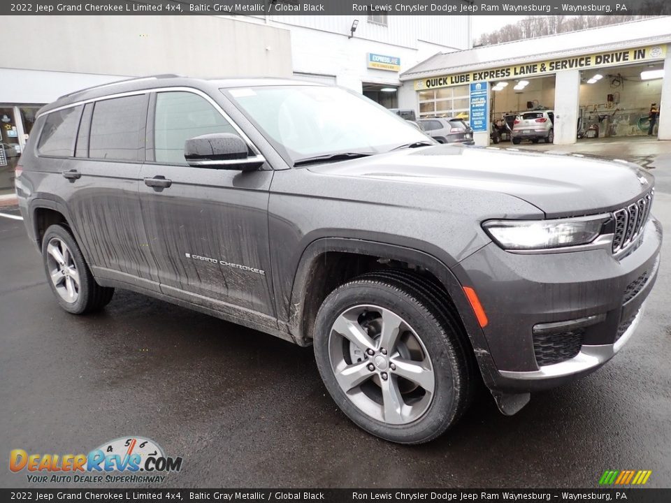 2022 Jeep Grand Cherokee L Limited 4x4 Baltic Gray Metallic / Global Black Photo #8