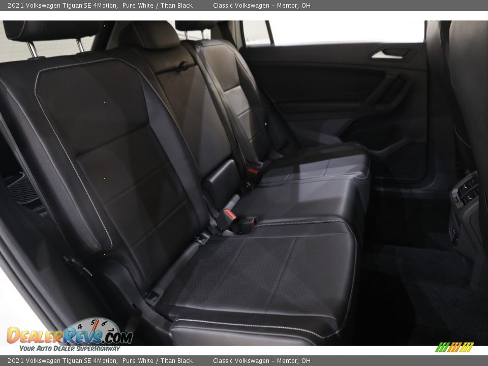 2021 Volkswagen Tiguan SE 4Motion Pure White / Titan Black Photo #16