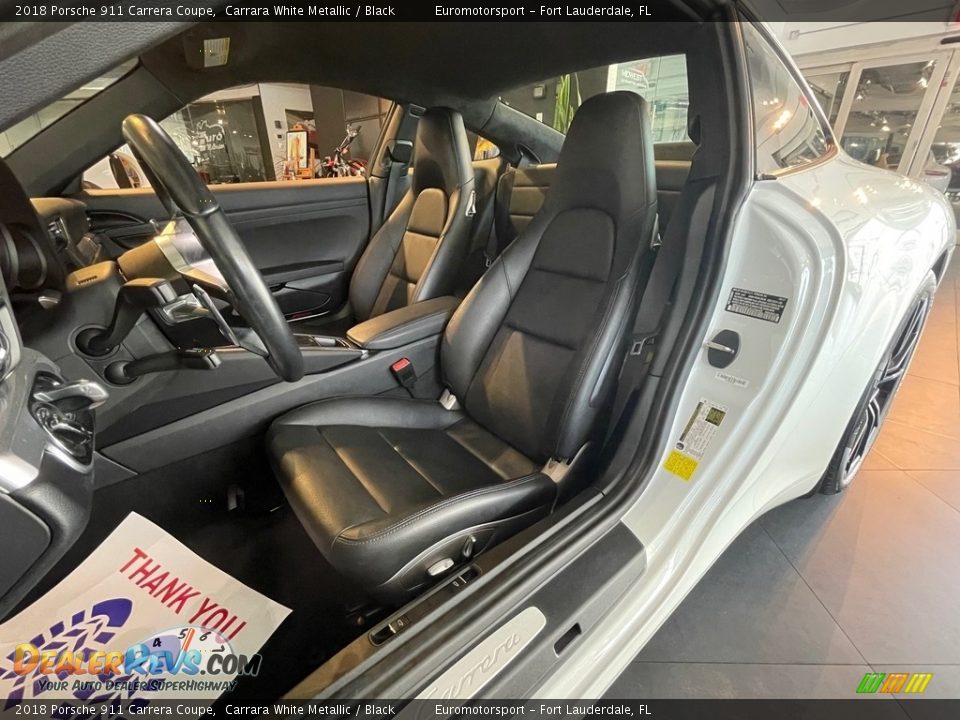 Front Seat of 2018 Porsche 911 Carrera Coupe Photo #2