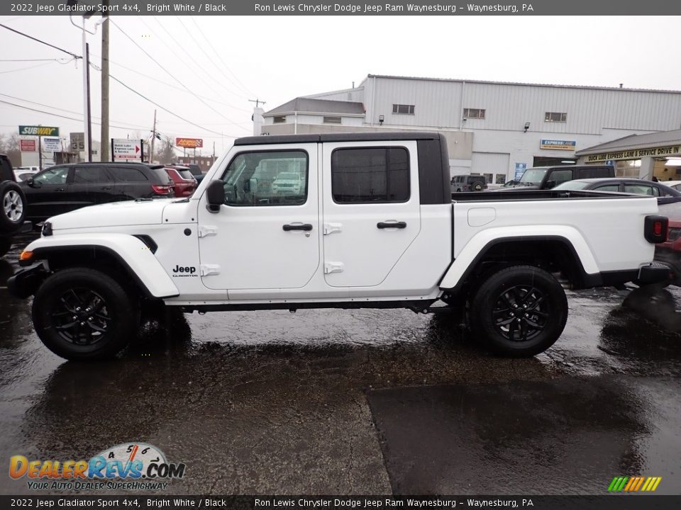 2022 Jeep Gladiator Sport 4x4 Bright White / Black Photo #2