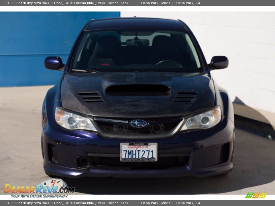 2012 Subaru Impreza WRX 5 Door WRX Plasma Blue / WRX Carbon Black Photo #7