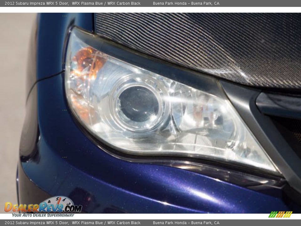 2012 Subaru Impreza WRX 5 Door WRX Plasma Blue / WRX Carbon Black Photo #8