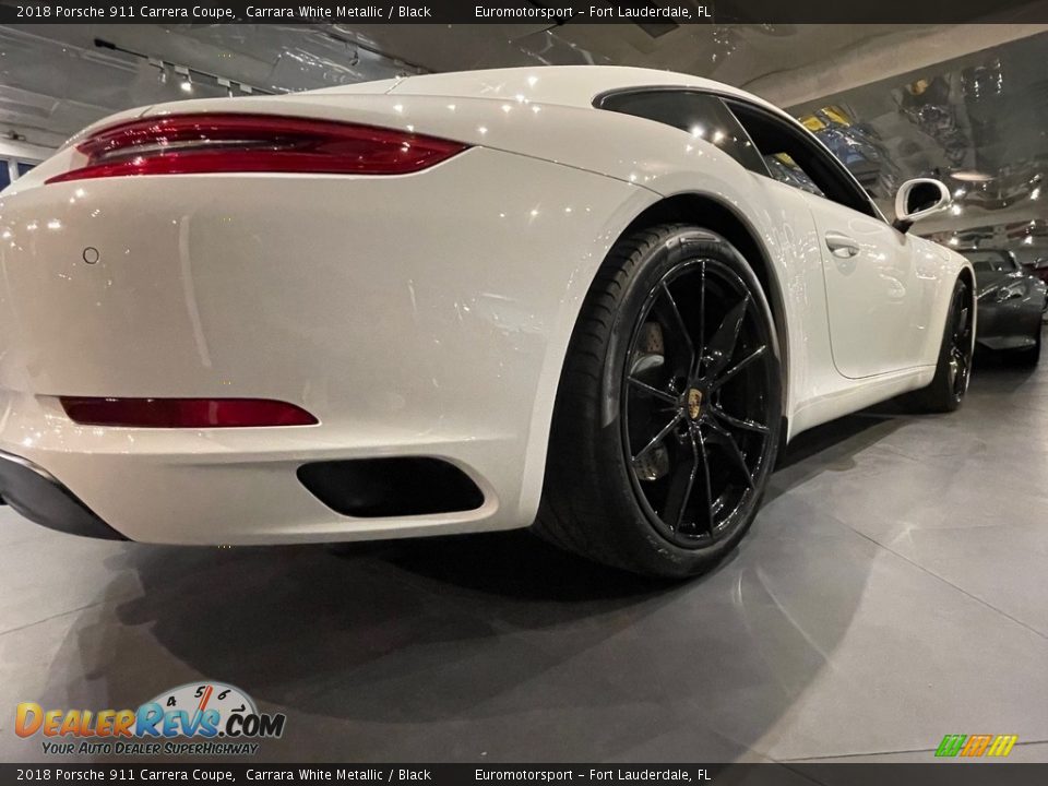 2018 Porsche 911 Carrera Coupe Carrara White Metallic / Black Photo #7