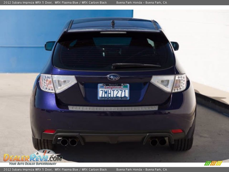 2012 Subaru Impreza WRX 5 Door WRX Plasma Blue / WRX Carbon Black Photo #11