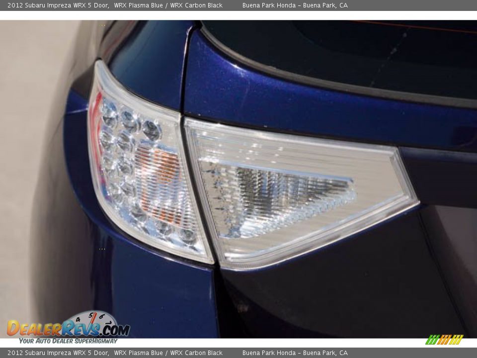 2012 Subaru Impreza WRX 5 Door WRX Plasma Blue / WRX Carbon Black Photo #12