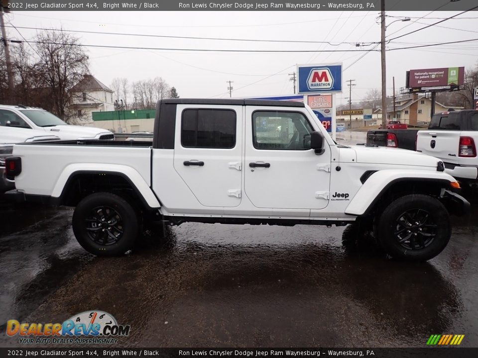 2022 Jeep Gladiator Sport 4x4 Bright White / Black Photo #6