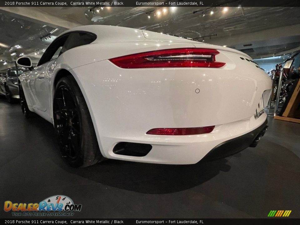 2018 Porsche 911 Carrera Coupe Carrara White Metallic / Black Photo #9