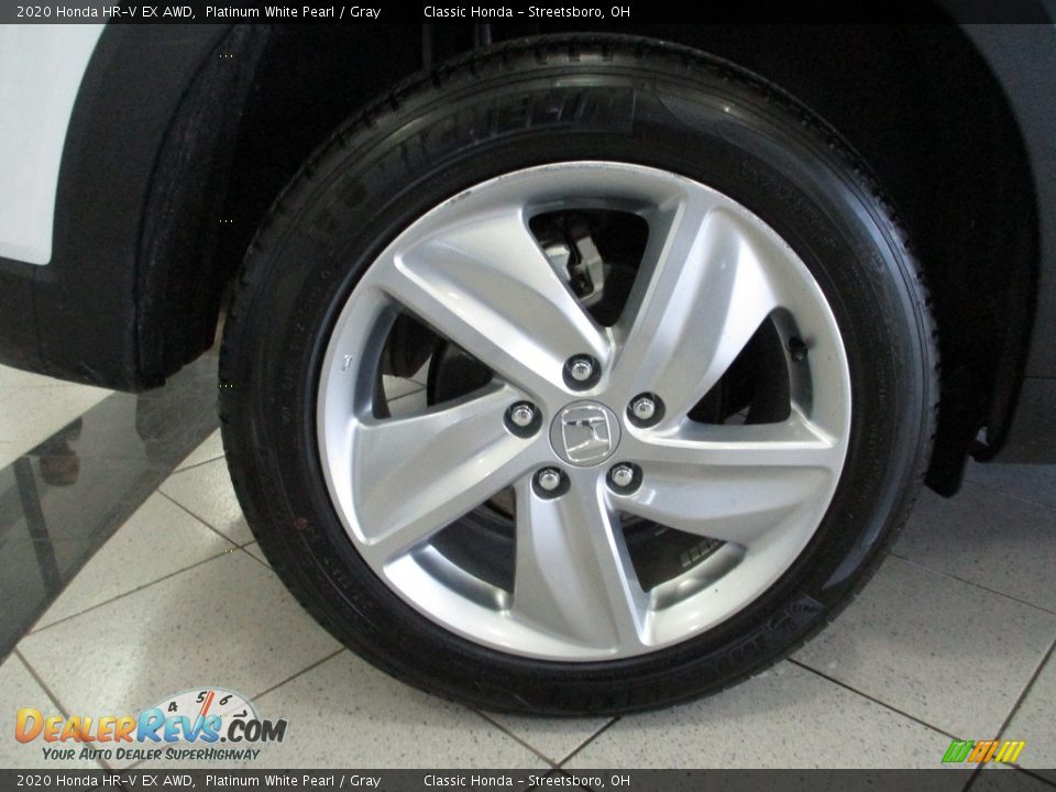 2020 Honda HR-V EX AWD Platinum White Pearl / Gray Photo #6