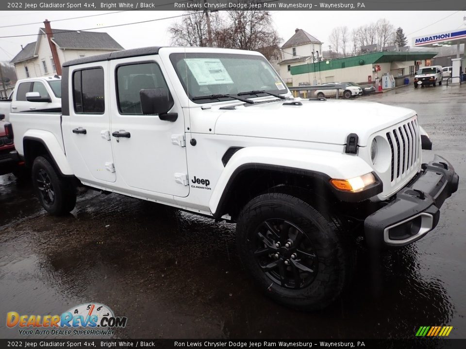 2022 Jeep Gladiator Sport 4x4 Bright White / Black Photo #7