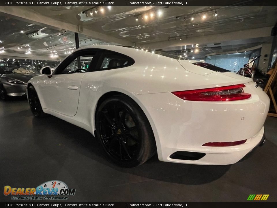 2018 Porsche 911 Carrera Coupe Carrara White Metallic / Black Photo #11