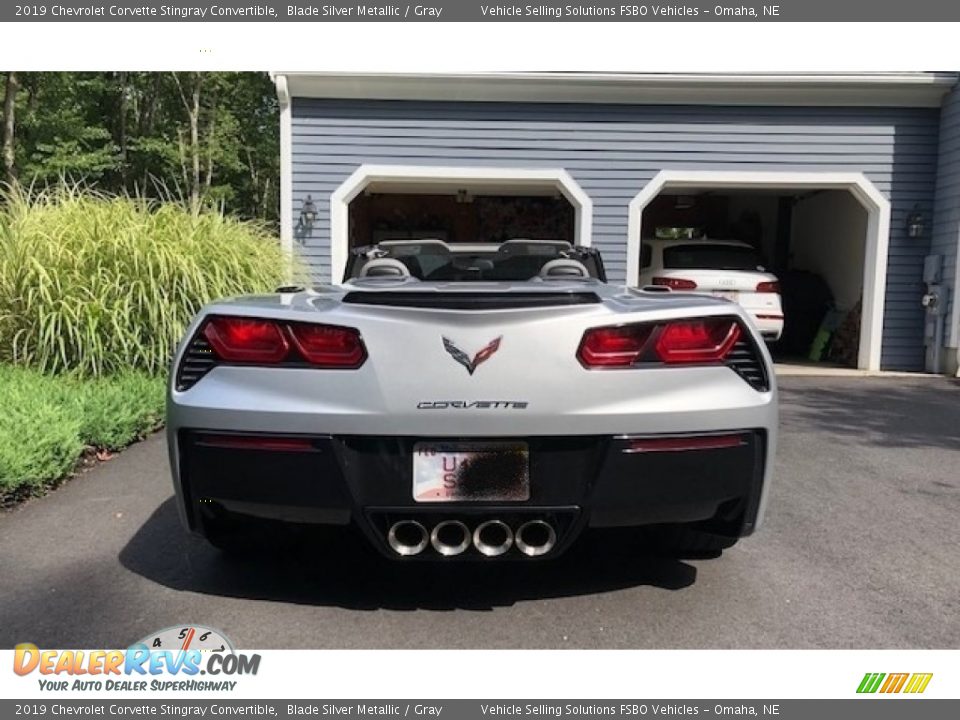 2019 Chevrolet Corvette Stingray Convertible Blade Silver Metallic / Gray Photo #3