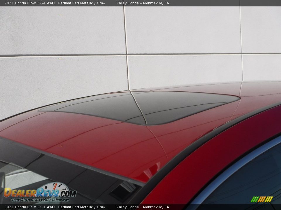 2021 Honda CR-V EX-L AWD Radiant Red Metallic / Gray Photo #3