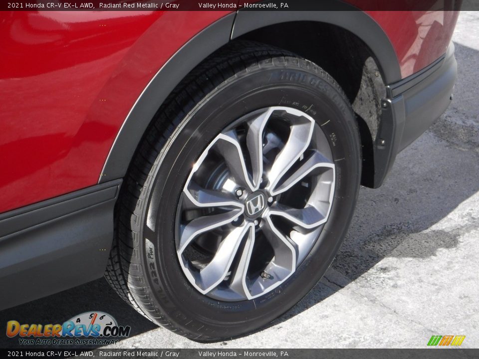 2021 Honda CR-V EX-L AWD Radiant Red Metallic / Gray Photo #4