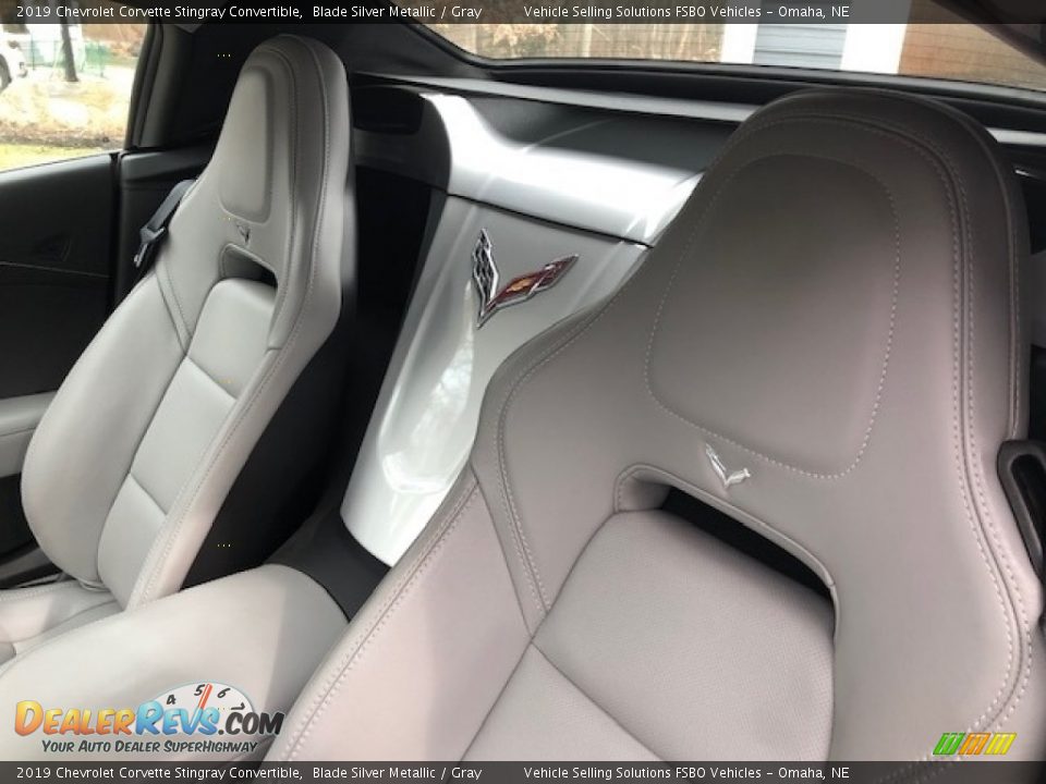 2019 Chevrolet Corvette Stingray Convertible Blade Silver Metallic / Gray Photo #6