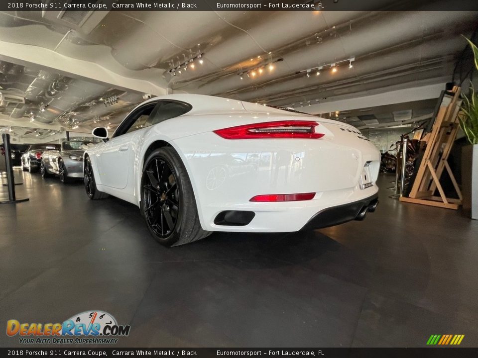 2018 Porsche 911 Carrera Coupe Carrara White Metallic / Black Photo #15