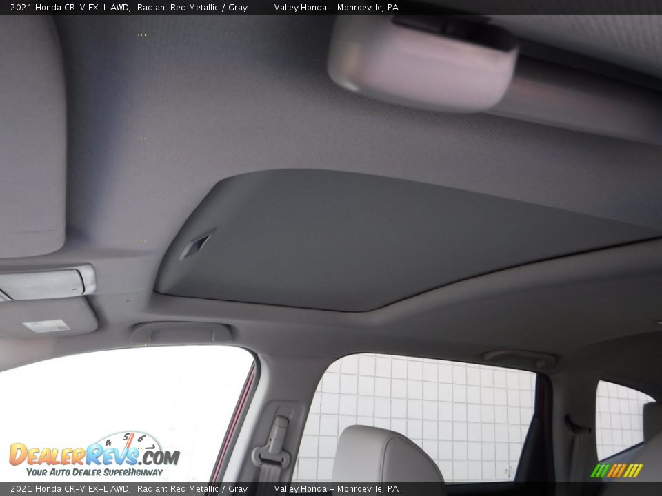 2021 Honda CR-V EX-L AWD Radiant Red Metallic / Gray Photo #11