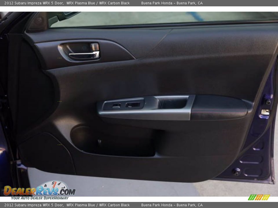 2012 Subaru Impreza WRX 5 Door WRX Plasma Blue / WRX Carbon Black Photo #28