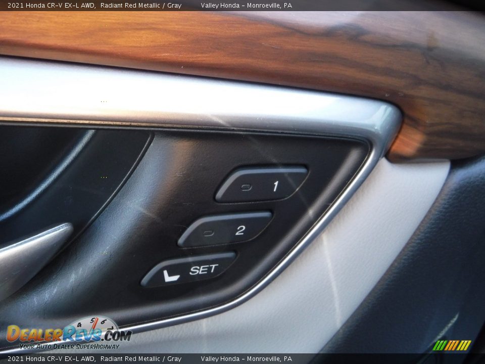 2021 Honda CR-V EX-L AWD Radiant Red Metallic / Gray Photo #14