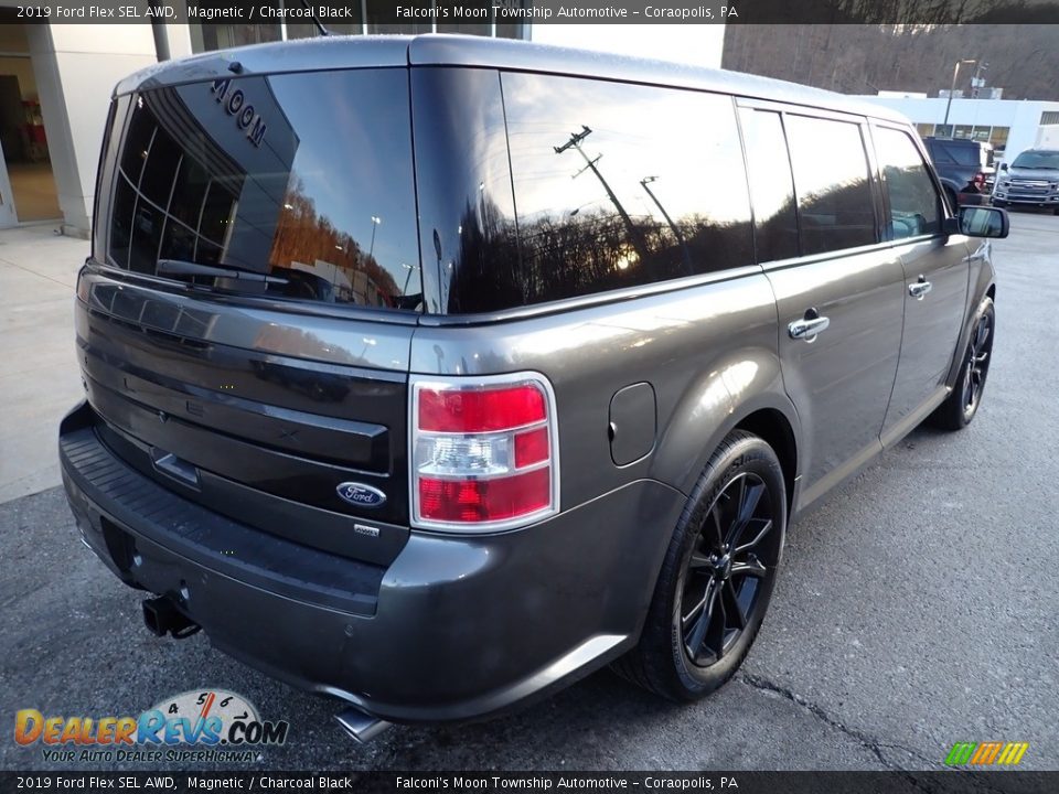 2019 Ford Flex SEL AWD Magnetic / Charcoal Black Photo #2