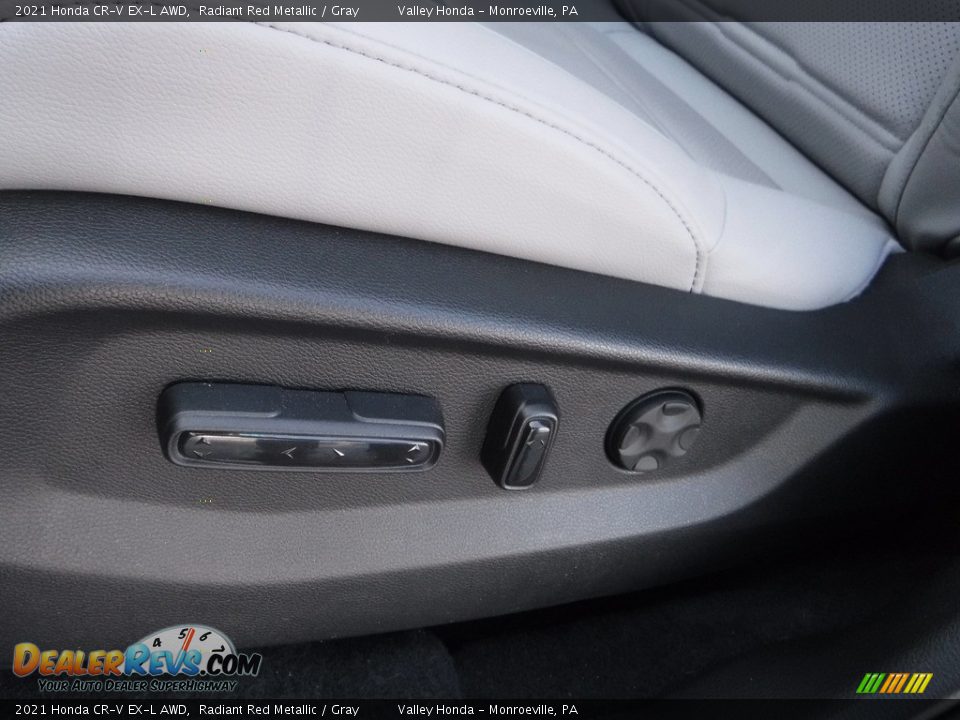 2021 Honda CR-V EX-L AWD Radiant Red Metallic / Gray Photo #17