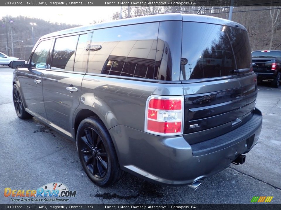 2019 Ford Flex SEL AWD Magnetic / Charcoal Black Photo #5