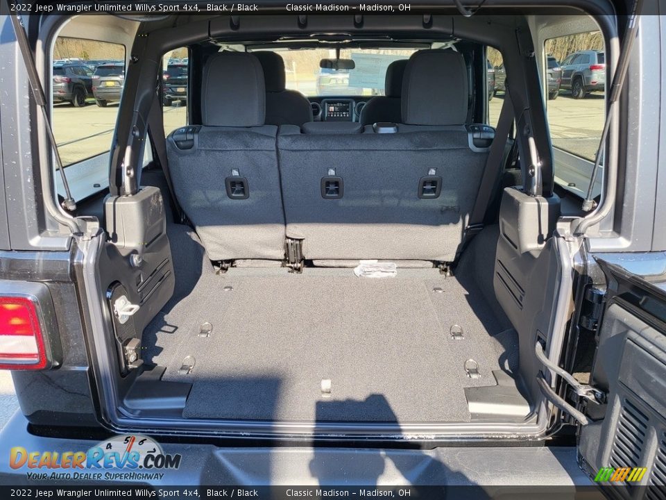 2022 Jeep Wrangler Unlimited Willys Sport 4x4 Black / Black Photo #9