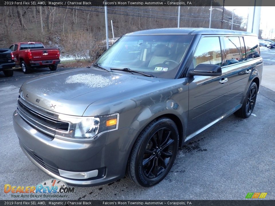 2019 Ford Flex SEL AWD Magnetic / Charcoal Black Photo #7