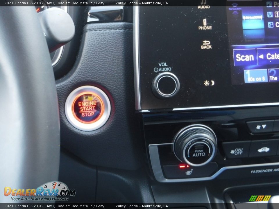2021 Honda CR-V EX-L AWD Radiant Red Metallic / Gray Photo #20