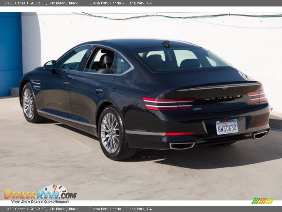 2021 Genesis G80 2.5T Vik Black / Black Photo #2