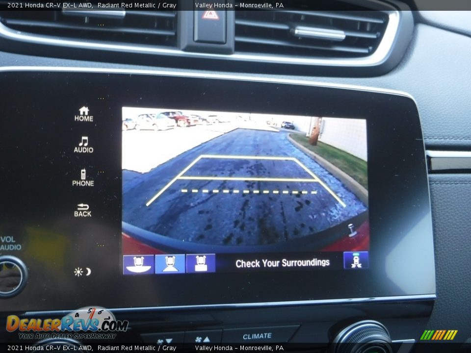 2021 Honda CR-V EX-L AWD Radiant Red Metallic / Gray Photo #21